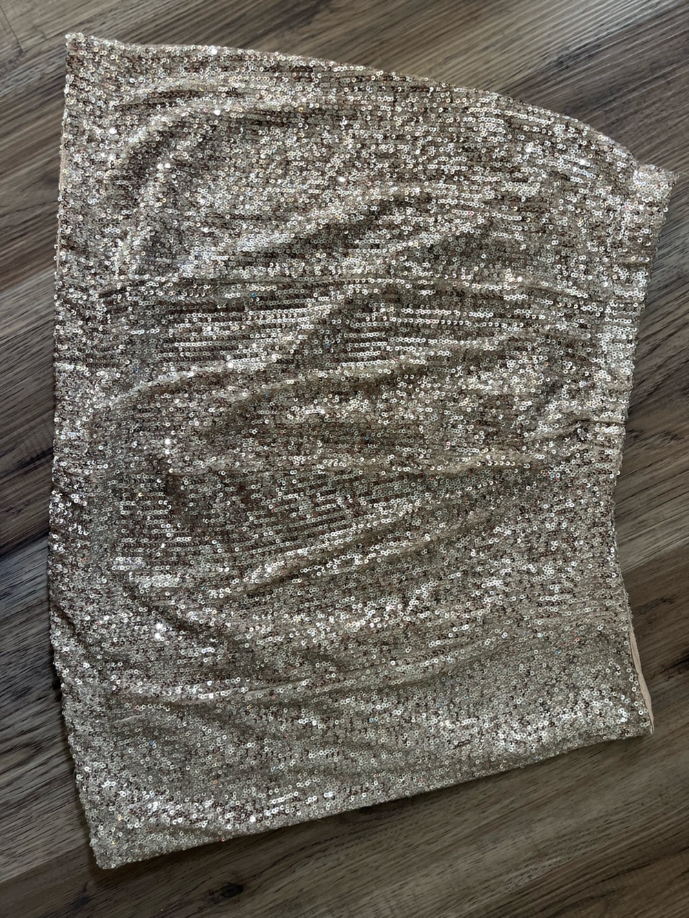 Gold Sequin Skirt